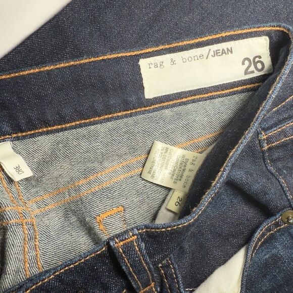Rag & Bone The Dre Slim Fit Boyfriend Jean Raw Hem Sz: 26 - Picture 5 of 5